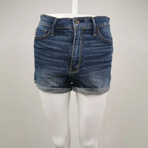 Hollister Womens High Rise Denim Shorts  Size 28